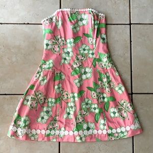 Lilly Pulitzer strapless Lottie dress size 8